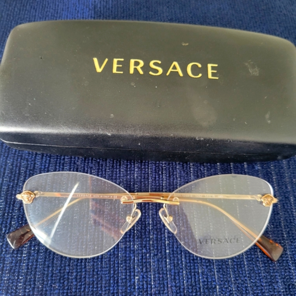 Rimless authentic Versace frames